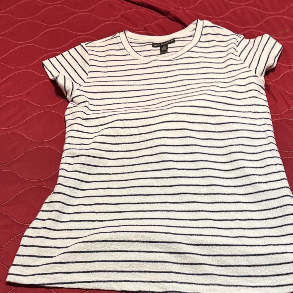 A Pea in the Pod Black and White Striped Tee